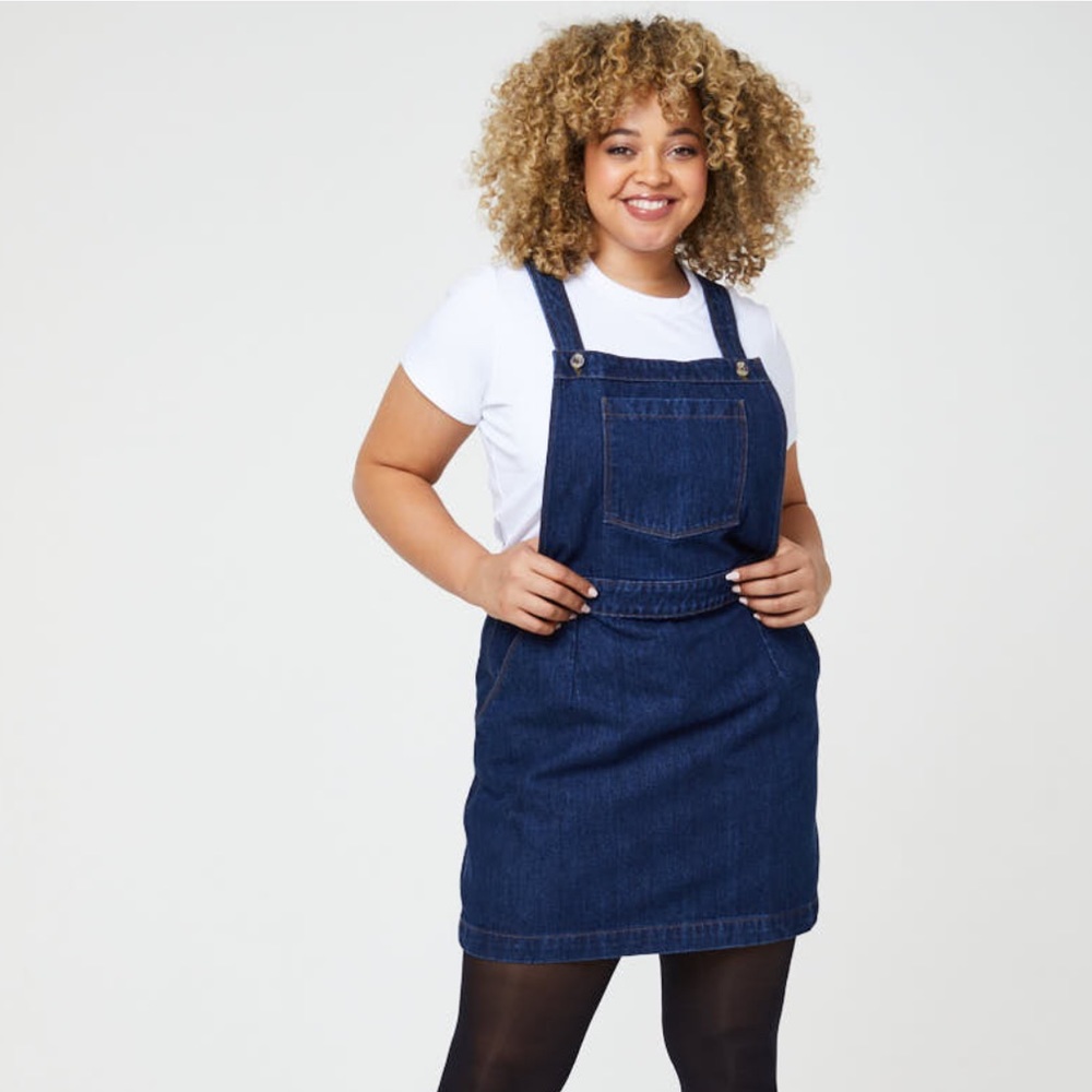 Joanie clothing dungaree/overalls skirt